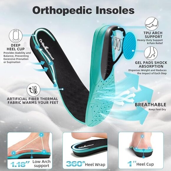 Men’s Orthopedic Diabetic Leather Mid Boots Wide Toe Box Arch Support 9.5W NWT - Picture 3 of 6